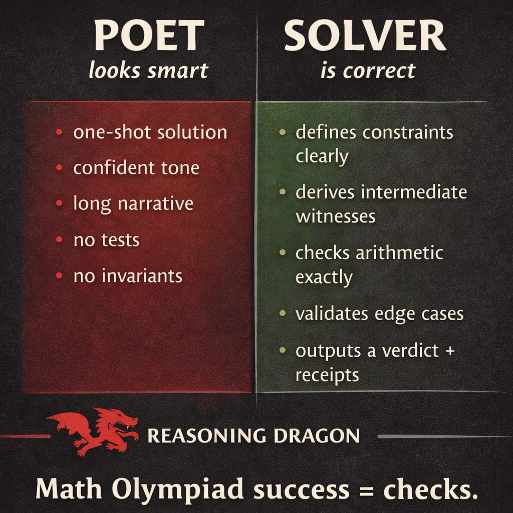 If Your Math Agent Can't Check Itself, It's a Poet image